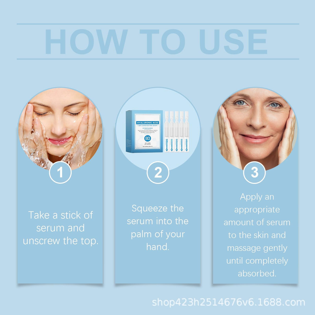 15 Hyaluronic Acid Ampoules with Peptides