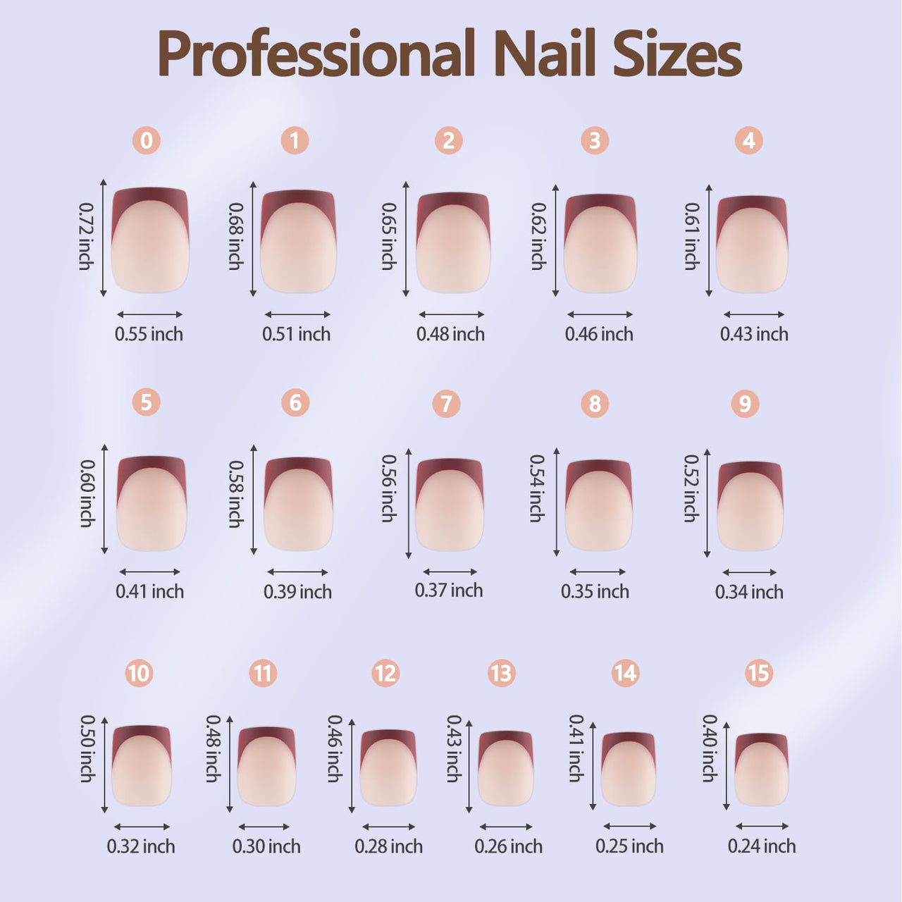 Misssix French Gel Nail Tips, 160pcs gel nail wraps – french long – CrazyGels