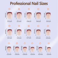 Thumbnail for Misssix French Gel Nail Tips, 160pcs gel nail wraps – french long – CrazyGels