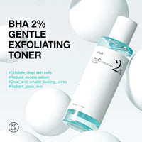 Thumbnail for ANUA BHA 2% Gentle Exfoliating Toner, Mild Facial Exfoliant, Salicylic Acid for Pores and Sebum, Teatree Extract, Hyaluronic Acid, Ceramides (150ml / 5.07 fl.oz.)