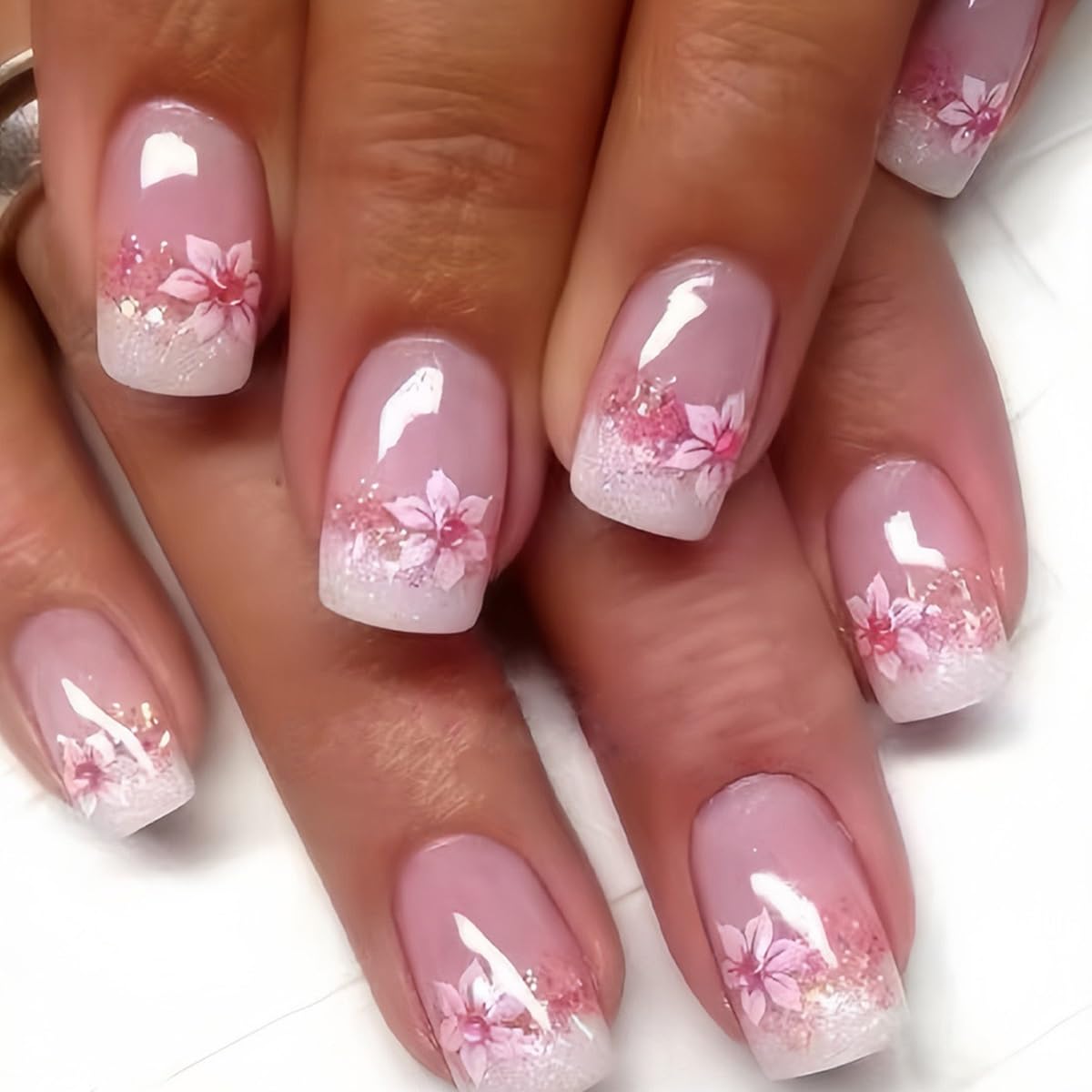 6 Packs (144 Pcs) Press On gel nail wraps – long – CrazyGels