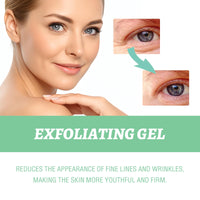 Thumbnail for Gentle Exfoliating Facial Gel - Mint Green, with Chlorella & Hydrolyzed Collagen, Deep Cleansing, Pore Minimizer, Smoothing Scrub, 3.53 Oz