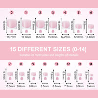 Thumbnail for Toe Nail Press Ons, French Tips gel nail wraps – french long – CrazyGels