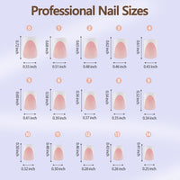 Thumbnail for Misssix XBASICTIPS Deep French Gel Nail Tips, 150Pcs Soft Gel French Tip Press on Nails, Short Square Pre-shaped False Nails, No Need to File Fake Nails for Nail Art DIY