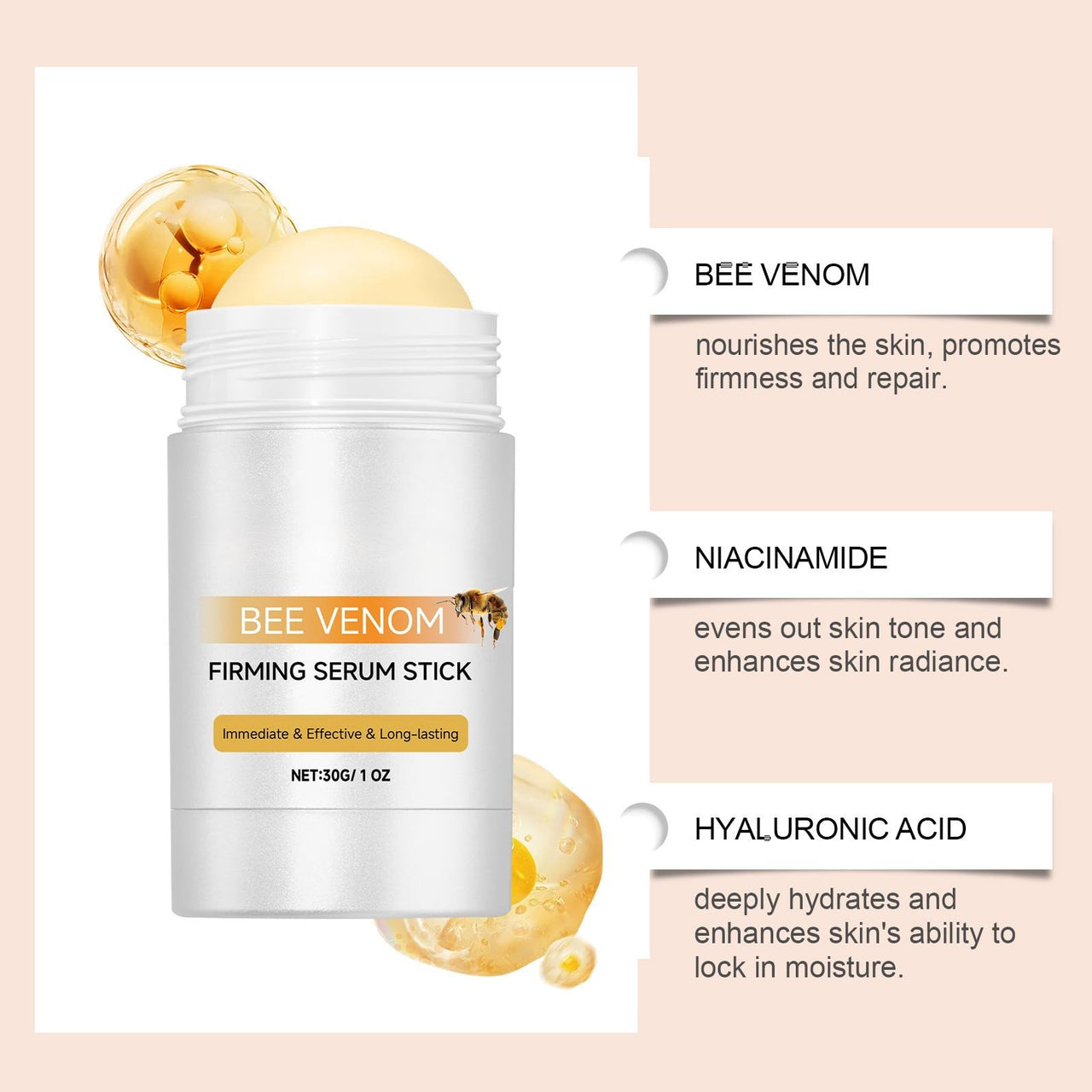 Bee Venom Firming Serum Stick- Now Effect