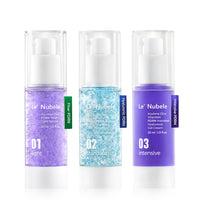 Thumbnail for Le Nubele Azulene Cica PDRN Skin Regeneration Set (Serum + Ampoule + Gel Cream) 3-Step Skincare for Sensitive, Acne-Prone, and Aging Skin