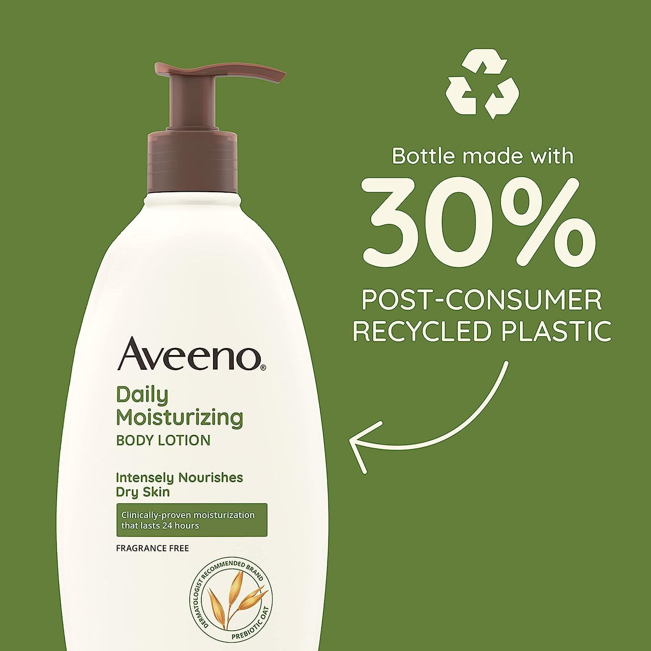 Aveeno Daily Moisturizer, Body Lotion, For Dry Skin,