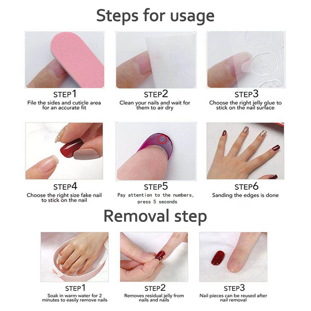 Medium Luxury Almond 3d False Nails gel nail wraps – almond medium – CrazyGels