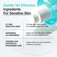 Thumbnail for ANUA BHA 2% Gentle Exfoliating Toner, Mild Facial Exfoliant, Salicylic Acid for Pores and Sebum, Teatree Extract, Hyaluronic Acid, Ceramides (150ml / 5.07 fl.oz.)