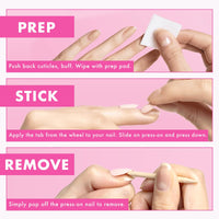 Thumbnail for Olive & June Classic Super Stick Mani Press On Nails | Short, Round | No Glue Needed | 32 Tab Nails in 16 Sizes | Non-Toxic Tabs Easy On-Off Non-Damaging Realest Look | 7-Day Wear | Rink Pastel Blue