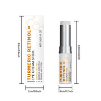 Thumbnail for BAYUELSWU Turmeric Retinol Eye Stick, Eye Bags Stick, Anti Aging Eye Balm Stick, Moisturizes Hydrating Under Eye Brightener Stick, Reduces Puffiness