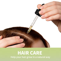 Thumbnail for HOYGI Hair Growth Oil, 6-in-1 Serum with Cold Pressed Castor, Coconut, Rosemary, Argan Oils, Biotin, Caffeine for Hair, Eyelashes, Eyebrows and Beard, 2 Fl Oz/pcs