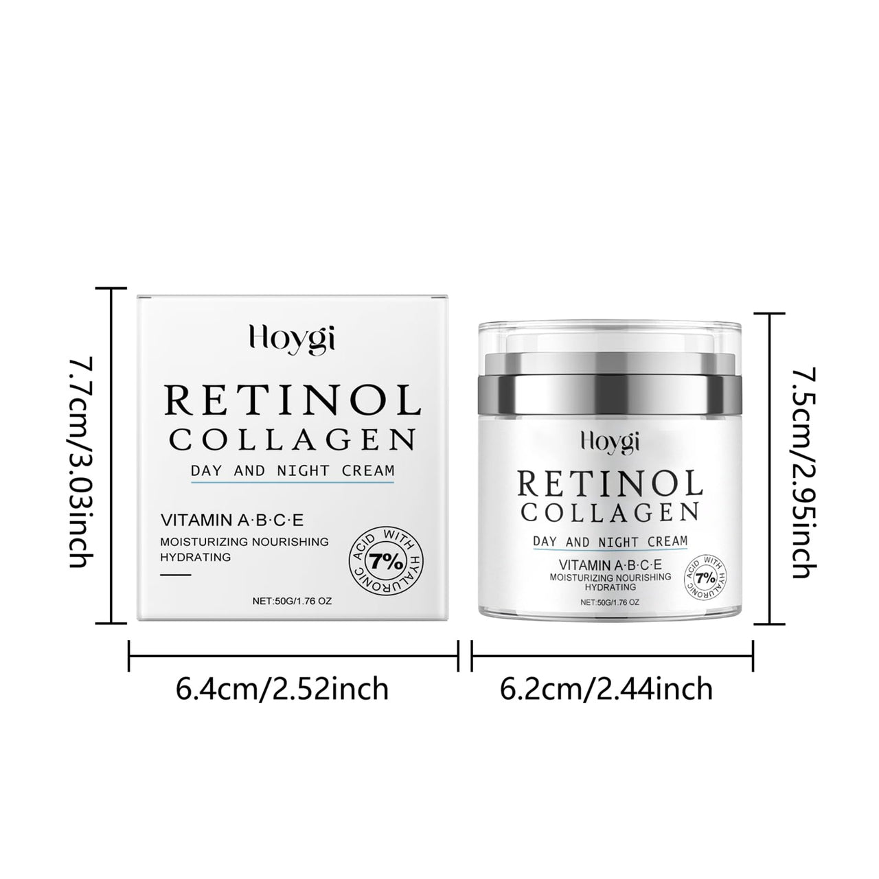 Retinol Renewal Cream, Formulated with Vitamin C, Vitamin E and Collagen