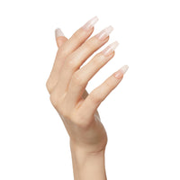 Thumbnail for Kiss Salon Acrylic French Manicure Set, gel nail wraps – french long – CrazyGels