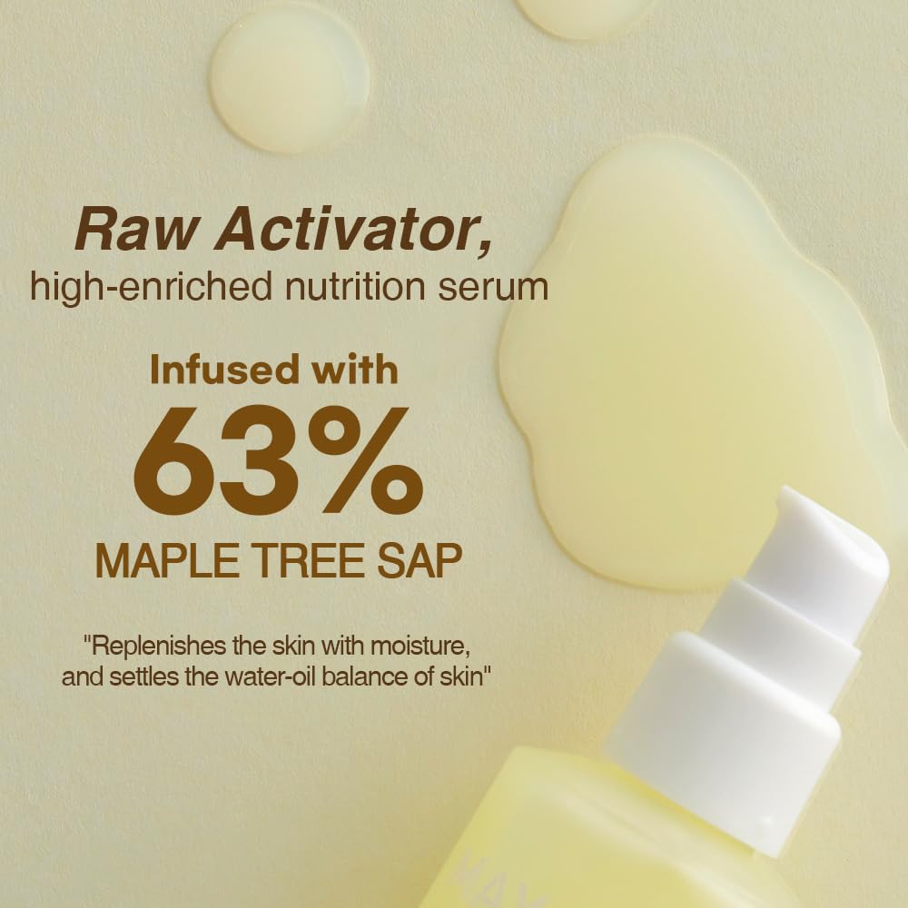 MAYCOOP Moisture Essence Toner + Face Serum Raw Activator Bundle