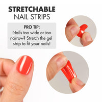 Thumbnail for MOYOU LONDON Semi Cured Gel Nail Strips - 20 Pcs. Gel Nail Wraps for Salon-Quality Manicure - Works with Any UV Lamp - Easy to Apply, Trim, & Remove Nails Stickers