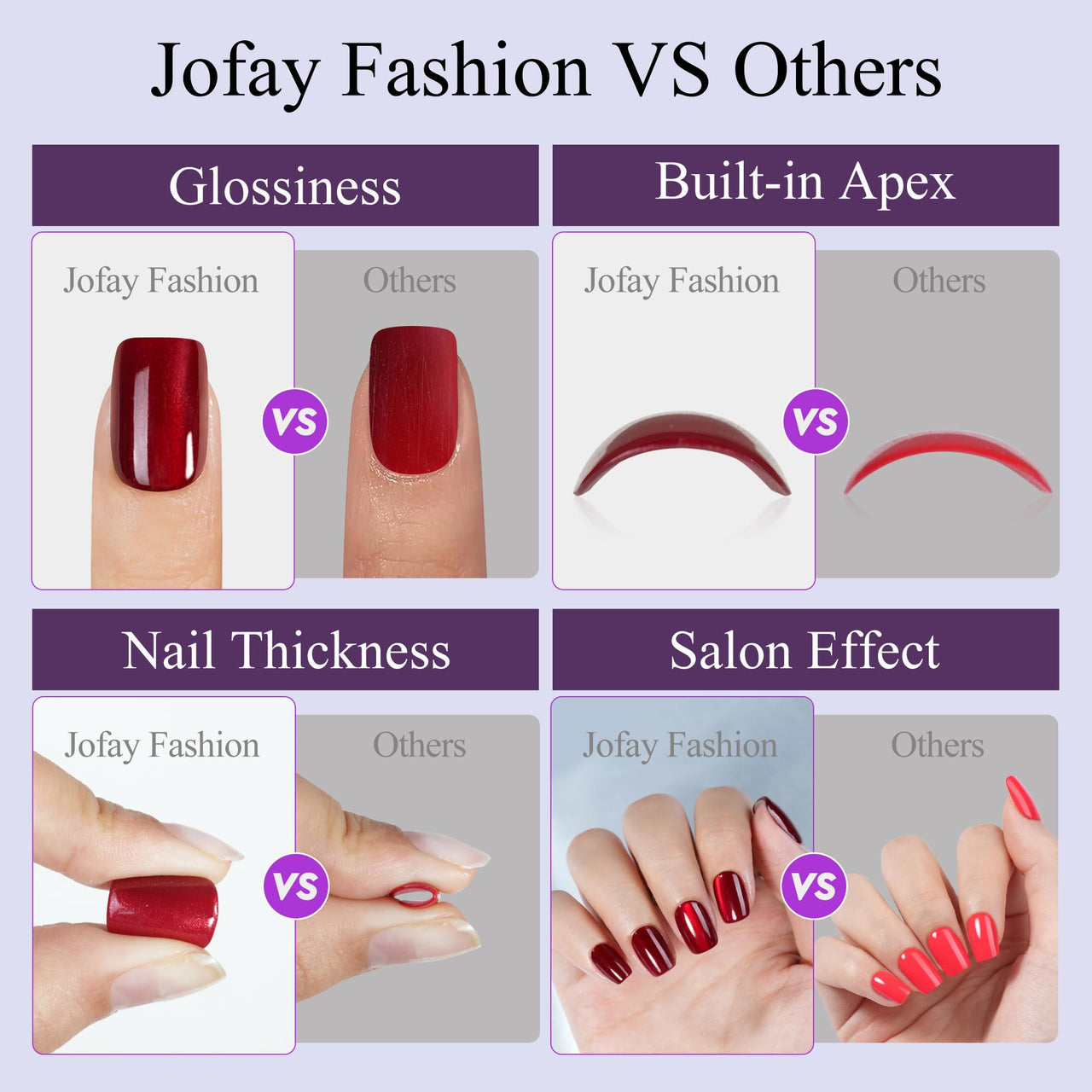 Cat Eye Press on Nails Short 5 Styles, Jofay Fashion 160Pcs Salon-Like Fake Nails with Glitter Chasing Light Cat Eye Designs, Valentines Artificial Acrylic Nails Glue on Nails Stick on Nails for Women