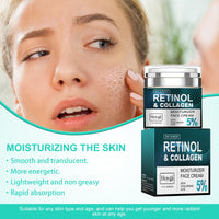 Thumbnail for AMALIA Retinol & Collagen Face Cream, 5% Hyaluronic Acid Moisturizer, Day & Night Anti-Aging Formula, 1.7 FL OZ
