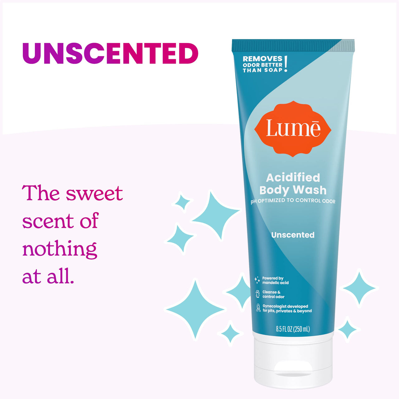 Lume Acidified Body Wash - 24 Hour Odor Control