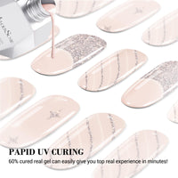 Thumbnail for MelodySusie Semi Cured Gel Nail Strips (Red Painting) and MelodySusie Semi Cured Gel Nail Strips (Christmas Vibe) – Premium Nail Wrap Set