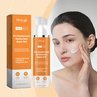 Thumbnail for AMALIA Hyaluronic Sunscreen SPF 50, Aqua Gel with Vitamin E, Broad Spectrum UV Protection, Fragrance-Free