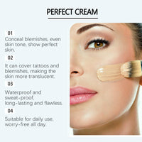 Thumbnail for CC Cream Long-Lasting Foundation, All-Over Complexion Perfector, Face & Body Coverage Perfector, Full Coverage Concealer Cream, 2.82 Oz