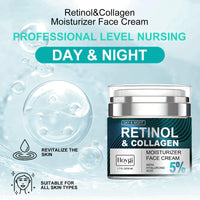 Thumbnail for AMALIA Retinol & Collagen Face Cream, 5% Hyaluronic Acid Moisturizer, Day & Night Anti-Aging Formula, 1.7 FL OZ