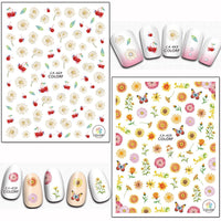 Thumbnail for 12 Sheets Flowers Nail Art Nail Nail Wraps with 8 Sheets Thanksgiving Nail Art Nail Nail Wraps
