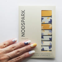 Thumbnail for Nodspark Periwinkle Petals Nail Polish Nail Wraps Manicure | Contains 16 Floral Nail Art Nail Nail Wraps (8 Different Sizes) | Affordable | Quick and Easy to use | 15 Minute Application | Lasts up to 2 Weeks |
