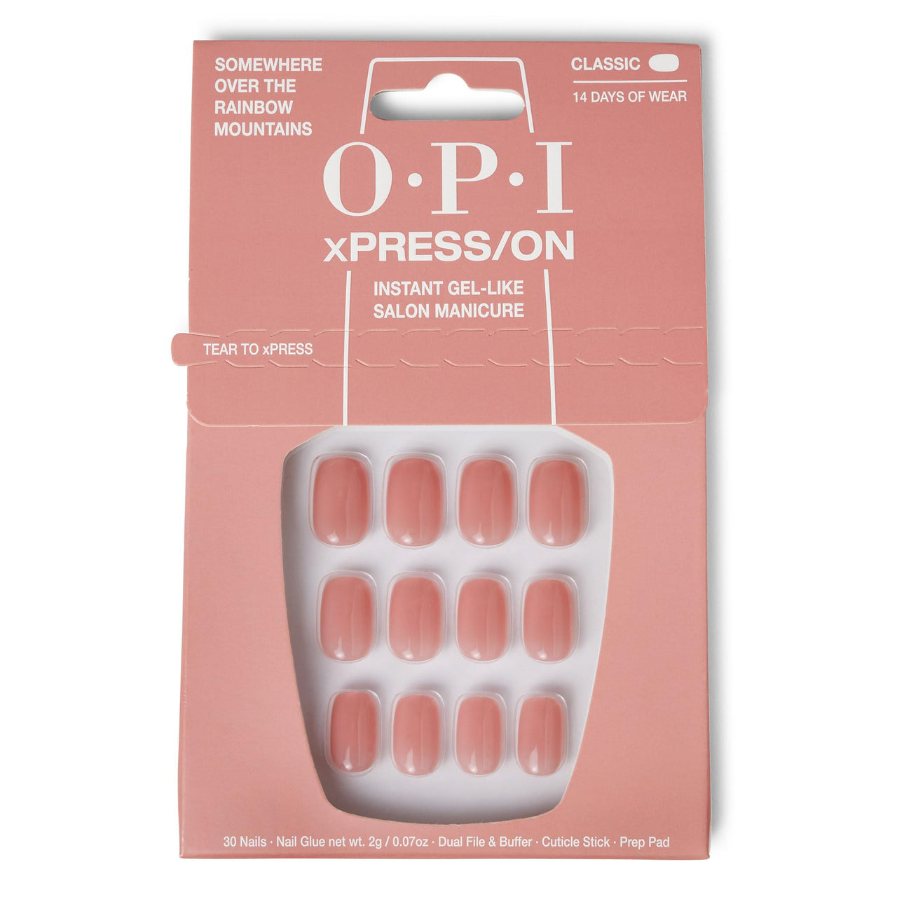 Opi Xpress On Somewhere Over The gel nail wraps – long – CrazyGels