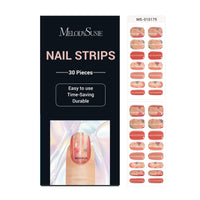 Thumbnail for MelodySusie Semi Cured Gel Nail Strips (Red Painting) and MelodySusie Semi Cured Gel Nail Strips (Christmas Vibe) – Premium Nail Wrap Set