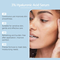 Thumbnail for BAYUELSWU Hyaluronic Acid Tubes 3% Hyaluronic Acid Serum, 3% Hyaluronic Acid Serum Ultra-Hydrating Vials for Women's Moisturizing Skin Care Face (30PCS)