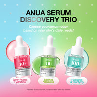 Thumbnail for Anua Serum Discovery Trio, Mini Face Serum Travel Size Kit with Hyaluronic Acid, Niacinamide & Azelaic Acid, Hydrating Soothing Gift Set for Women, Korean Skincare Set -10ml/0.33fl.oz × 3EA