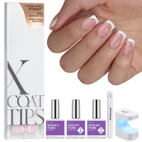 Thumbnail for Btartboxnails Xcoattips Gel Nail Kit Short gel nail wraps – short long – CrazyGels
