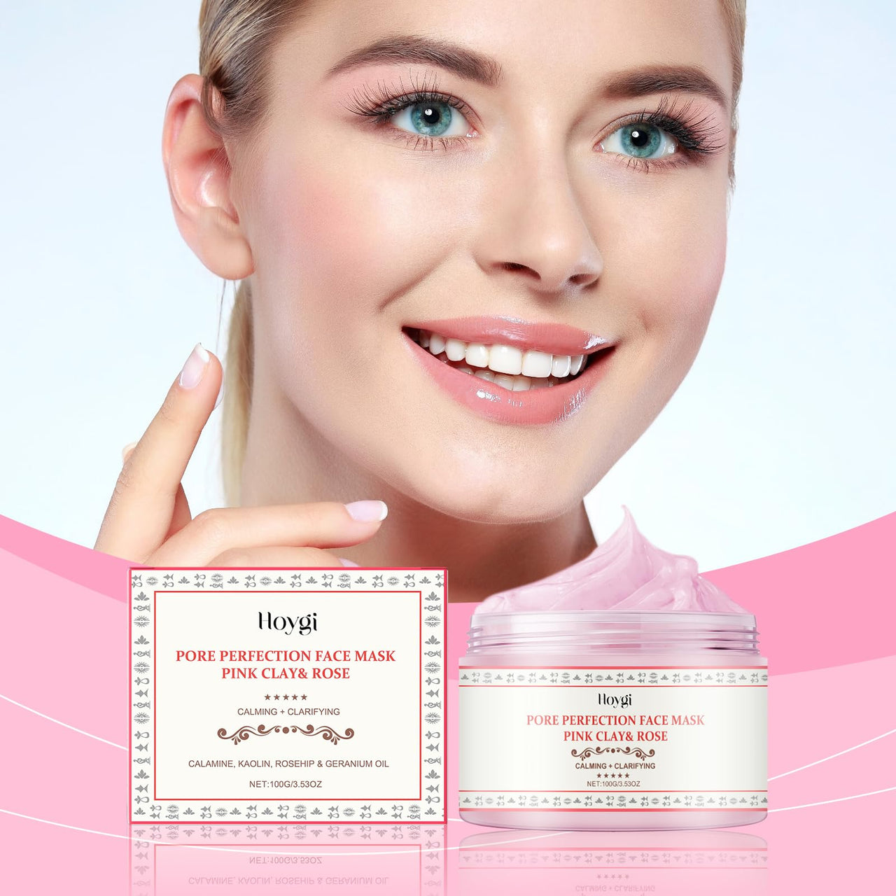 Pore Perfection Pink Clay Mask - Hoygi