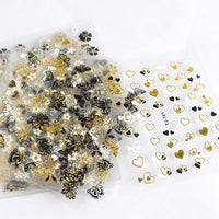 Thumbnail for 30 Sheets Gold Nail Nail Nail Wraps and 12 Sheets Gold Nail Nail Nail Wraps