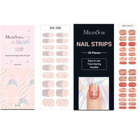 Thumbnail for MelodySusie Semi Cured Gel Nail Strips (Red Painting) and MelodySusie Semi Cured Gel Nail Strips (Christmas Vibe) – Premium Nail Wrap Set
