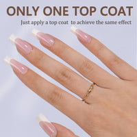 Thumbnail for Misssix French Gel Nail Tips, 240Pcs French Tip Press on Nails Long Square Pink, No Need to File Tips Pre-lasting, Fake Nails for Nail Art DIY 15 Sizes