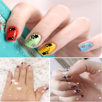 Thumbnail for 30 Sheets Black Nail Nail Nail Wraps and 24 Sheets Fluorescent Nail Nail Nail Wraps