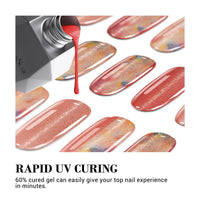 Thumbnail for MelodySusie Semi Cured Gel Nail Strips (Red Painting) and MelodySusie Semi Cured Gel Nail Strips (Christmas Vibe) – Premium Nail Wrap Set