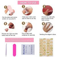 Thumbnail for Leopard Print French Tip Press on Nails Square Fake Nails 3D Resin Bow Charm Designs False Nails Glossy Nude Pink Full Cover Acrylic Stick on Nails for Women Girls DIY Manicure Decoration 24Pcs