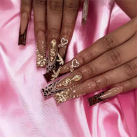 Thumbnail for Rtkhfze Xl Press On Nails Long gel nail wraps – long – CrazyGels