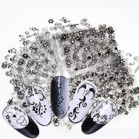 Thumbnail for 30 Sheets Black Nail Nail Nail Wraps and 24 Sheets Blue Nail Nail Nail Wraps