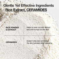 Thumbnail for ANUA RICE ENZYME BRIGHTENING CLEANSING POWDER, Rice Mask, Ceramide, Gentle Face Wash for Brightening, Radiant Skin, Facial Cleanser for Dry Skin, Korean Skincare, Fragrance Free, 40g/1.41fl.oz.