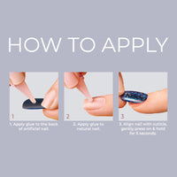 Thumbnail for Kiss Gel Fantasy Press On Nails, gel nail wraps – long – CrazyGels