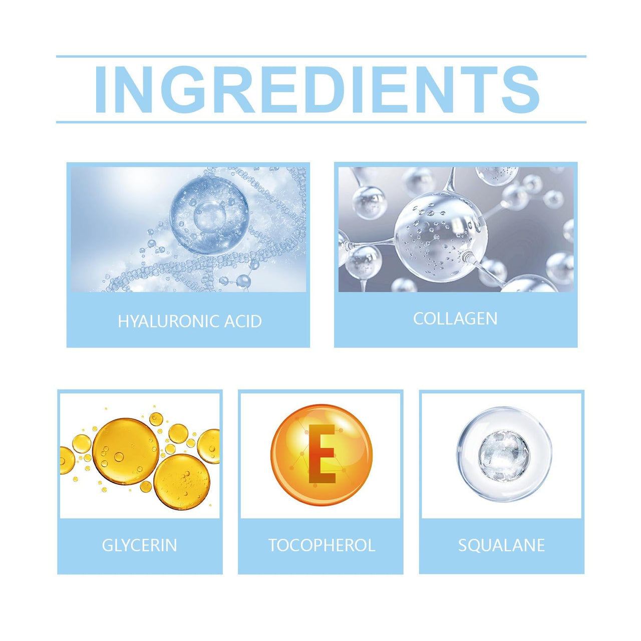 BAYUELSWU Hyaluronic Acid Tubes 3% Hyaluronic Acid Serum, 3% Hyaluronic Acid Serum Ultra-Hydrating Vials for Women's Moisturizing Skin Care Face (30PCS)