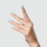 Thumbnail for KISS imPRESS No Glue Mani Press On Nails, Design, 'Rain Check', Blue, Short Size, Squoval Shape, Includes 30 Nails, Prep Pad, Instructions Sheet, 1 Manicure Stick, 1 Mini File
