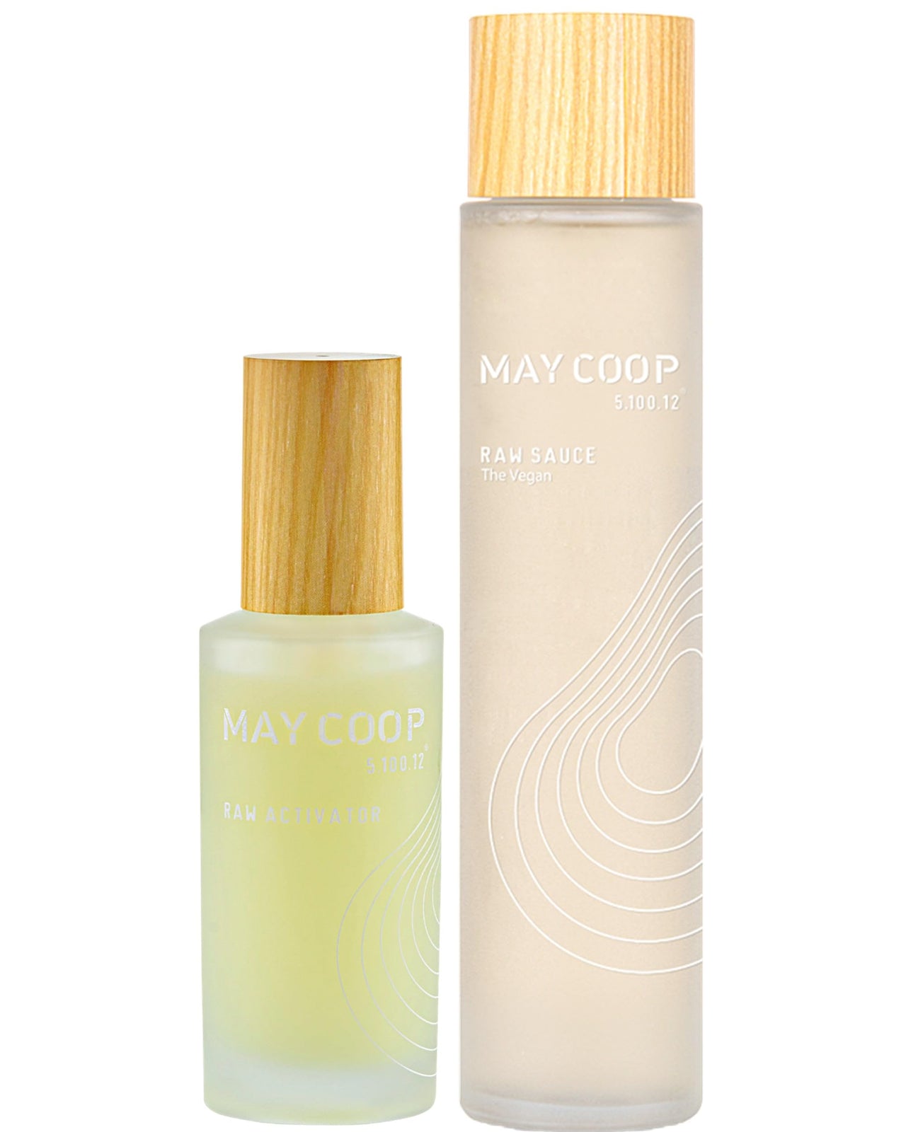 MAYCOOP Moisture Essence Toner + Face Serum Raw Activator Bundle