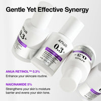 Thumbnail for Anua Retinol Serum for Anti-Aging, Textured skin | 0.3% Retinol, 5% Niacinamide, 20+Soothing Ingredients Gentle for Beginner (30ml /1.01 fl.oz.)
