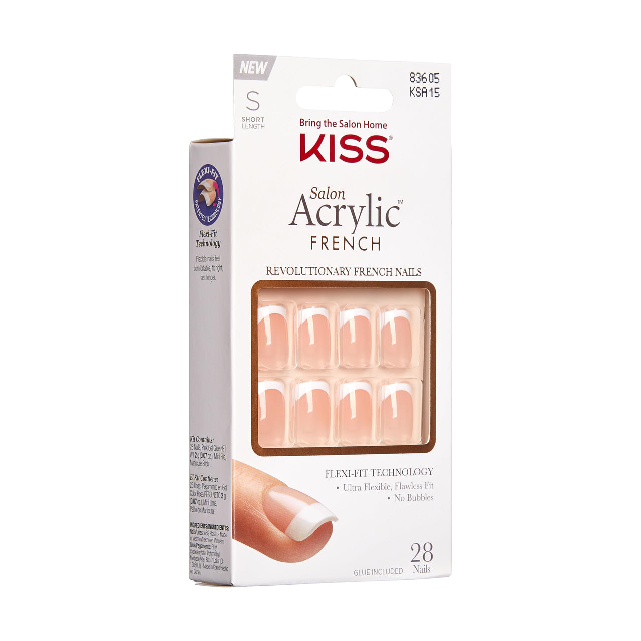 Kiss Salon Acrylic Press On Nails, gel nail wraps – long – CrazyGels